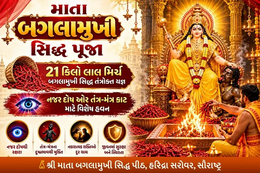 સર્વસિદ્ધિદાયક બગલામુખી- પ્રત્યંગિરા સિદ્ધ તંત્રોક્ત યજ્ઞ