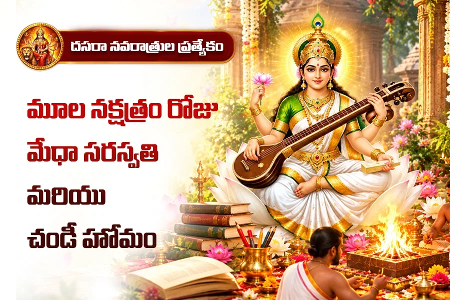 మేధా సరస్వతీ మరియు చండీ హోమం