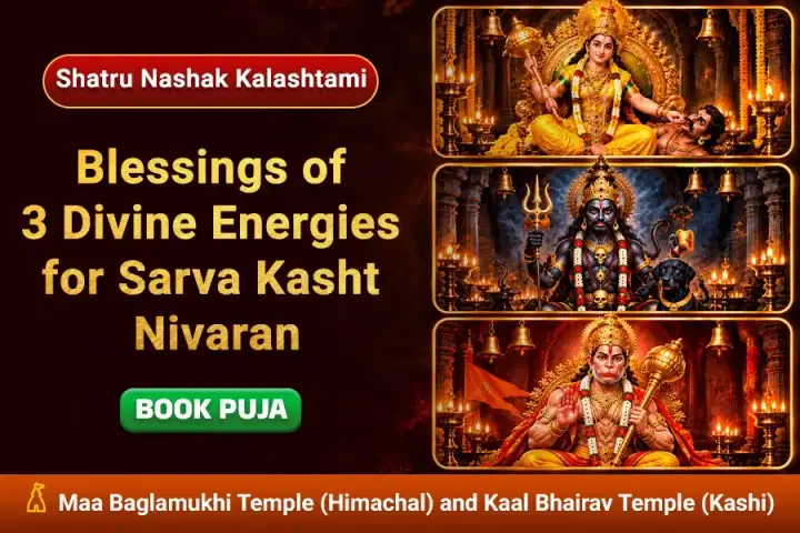 Maa Baglamukhi, Sankat Mochan Hanuman and Kaal Bhairav Sarv Kasht Nivaran Puja and Yagya